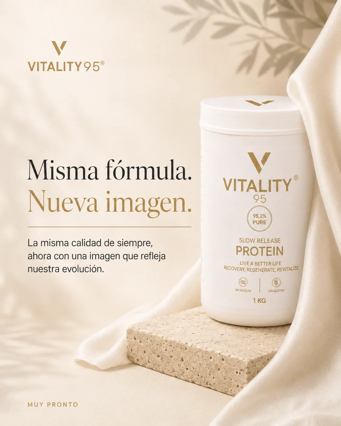PROTEINA VITALITY 95, sin azúcar, sin glten, fórmula patentada, 95% de pureza.webp